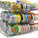 Sorbus Can Organizer Rack, 3-Tier Stackable Can Tracker & Pantry Cabinet Organizer Holds up to 36 Cans, Great Storage for Canned Foods, Drinks, and more in Kitchen, Cupboard, Pantry