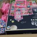 Doll House for Girls, Dream Dollhouse 4-Story 15 Rooms with 2 Dolls, Lights, Animals, Furniture and Accessories, Pretend-Play Toddler Playhouse Gift for 3 4 5 6 7 8 9 10+ Year Old Girls Toys