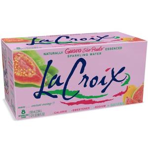 LaCroix Sparkling Water, Guava Sao Paulo, 12 Fl Oz (pack of 7), Best By: 03/25/2026