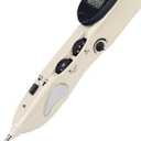 Electronic Acupuncture Pen Pain Relief Therapy Meridian Pen Find Acupoints Automatically with 3 Massage Heads Rechargeable (508B)