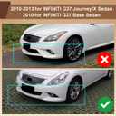 Front Bumper Lip Splitter 2010-2013 for Infiniti G37 Sedan AKMAN