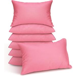 Kigley 6 Pack Mini Pillows Bulk Small Pillows 14"x9" Soft Travel Nap Pillow for Daycare Nap Time Pet Neck Lumbar