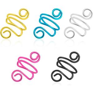 5 Pcs Crochet Ring Handmade Crochet Tension Ring Handmade Yarn Ring for Crocheting Adjustable Crochet Ring Knitting Crochet Rings for Finger Gifts for Mom Crocheters Knitters Good Knitting Companion
