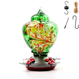 Hummingbird Feeder for Garden Large Capacity with Bee Guards, Durable & Weather-Resistant, Perfect for Attracting Hummingbirds(F) (1) Hummingbird Feeder for Garden Large Capacity with Bee Guards, Durable & Weather-Resistant, Perfect for Attracting Hummingbirds(F) (1)