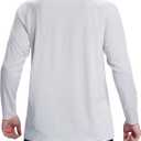 Men's UPF 50+ Sun Protection Shirts UV SPF Long Sleeve Rash Guard Fishing Swim Shirt Quick Dry (XXXL)