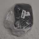 Short Brown Wigs for Women Brunette Wavy Vintage Wig with Bangs Synthetic Shoulder Length Curly Natural Wig for Cosplay,Halloween,Daily Use