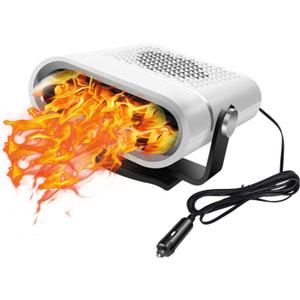 12 Volt Heater For Car 150W Fast Heating Cooling Fan Defogger & Defroster 360 Rotation Portable Car Heater That Plugs Into Cigarette Lighter Small Air Heat 202510