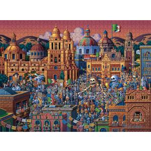 Buffalo Games - Eric Dowdle - Day of The Dead - 1000 Piece Jigsaw Puzzle for Adults -Challenging Puzzle Perfect for Game Nights - Finished Size is 26.75 x 19.75