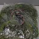 MINDELF 6 FT Artificial Christmas Norfolk Pine Garland, Real Touch Pine Garland with 20 LED Lights, Mixed with Noble Fir, Heavier and Larger, Timer, Perfect for Table Window Mantel Indoor Outdoor