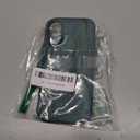 SUPFINE Magnetic for iPhone 16 Case (Compatible with MagSafe) (Military Grade Drop Protection) Slim Translucent Matte Shockproof with Anti-Fingerprint Phone Case,Forest Green