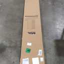 Ekena Millwork Lifetime Vinyl LL1S14X07500MB Standard Cathedral Top Center Mullion, Open Louver Vinyl Shutters, w/Installation Shutter-Lok's & Matching Screws (Per Pair), 14 1/2"Wx75"H, Midnight Blue