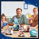 12 Pcs Space Theme Party Decorations Outer Space Honeycomb Centerpieces Table Topper Solar System Planet Galaxy Astronaut Birthday Party Decorations for Boys Kids Home Baby Shower Supplies