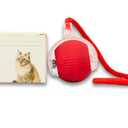 Interactive Dog Cat Toy Ball, Automatic Moving Bouncing Rolling, with Replacement Tail, Pet Smart Chase Ball Rechargeable, Enrichment Toys for Bored Indoor Adult Cats/Dogs