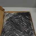 Sawysine 3 Pcs Plant Pot Cover Plant Protector from Animal Flower Pot Grid with Center Cutout Flower Cover Soil Protectors(Black,20.5 in)