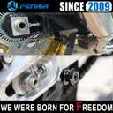 FENRIR Motorcycle Swing Arm Spools Paddock Stand Bobbins Cotton Reels Sliders for M6 MT10 MT09 MT03 XSR900 Tracer9 YZF-R1/R3/R6/R7 Tuono660/V4 Tuareg660 RSV4 RS660 RS457 Monster937/821 899/959panigale