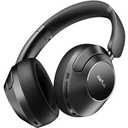 EarFun Wave Pro Active Noise Canceling Headphones, Wireless Over Ear Bluetooth Headphones, LDAC HiRes Sound, 5 Mics AI Clear Call, 80H Playtime, Multipoint Connection, Comfort Fit, Custom EQ via App