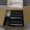 15 Pack 1.7 oz Plastic Deodorant Container,Empty Oval Twist-Up Solid Stick Tube Applicator Container for Homemade Deodorant,Shaving Soap Stick,Heel Lip Balm,Solid Lotion Bar-Top Filling,Black