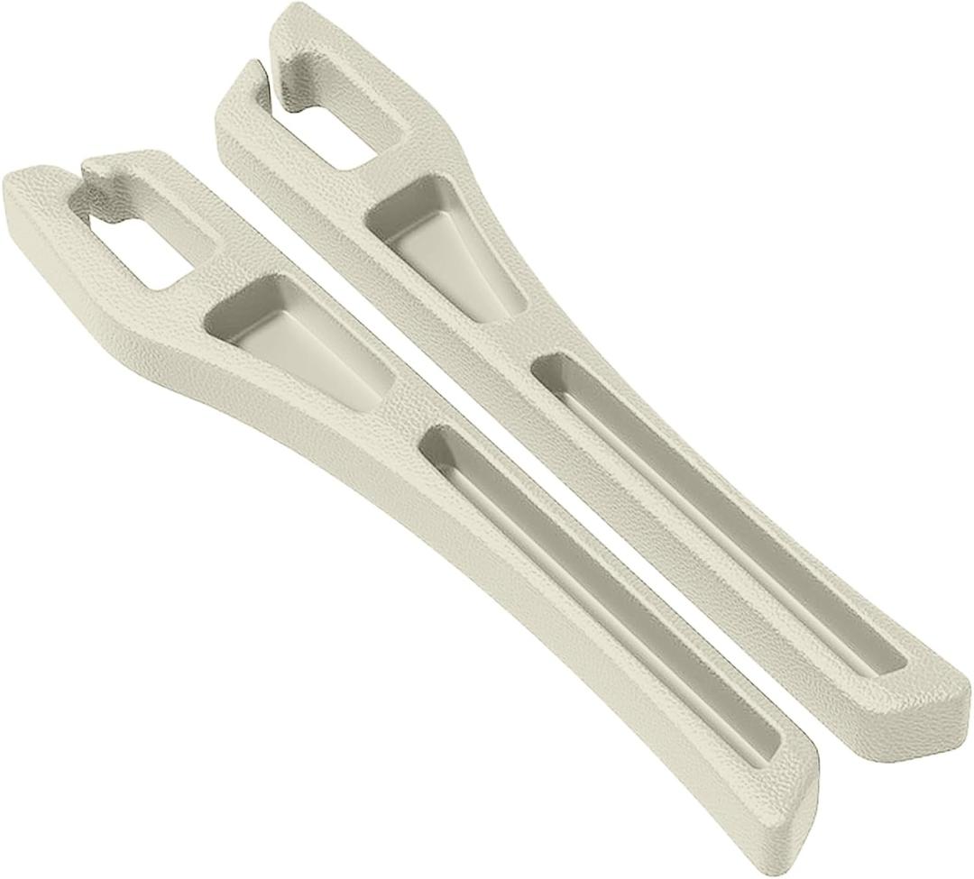 2PCS Car Seat Gap Filler Organizer, Multifunctional Car Gap Filler with Fill and Storage Function for Storing Phones Keys Cards, Universal No Drop Seat Guard for Cars (Beige)