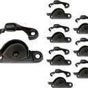 QCAA Zinc Die Cast Window Sash Lock, 2-7/16", Oil Rubbed Bronze, 8 Pack