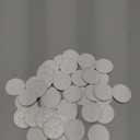 UNIQOOO Wax Seal Stickers - 3D Flower Wedding Invitation Envelope Seal Stickers, 50 Pcs Self- Adhesive Snow White Stickers, Perfect for Invitation, Christmas, Gift Wrapping