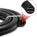 5/16" Transmission Oil Cooler Kit, 8 Pass Ultra-Cool Tube and Fin Cooler Kit Universal Aluminium Alloy Black
