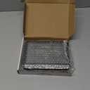 WallarGe Atomic Digital Wall Clock Battery Operated, Self-Setting, Large Display with Temperature, Date, Day of The Week, Silent Wall Mount Digital Clock, 4 Time Zones, DST (8.2 in)