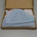 Sotfamily Plastic Shower Caddy Corner (For 90 Only), 4 Pack Adhesive Corner Shower Shelves for Bathroom Organizers and Storage, Light Blue