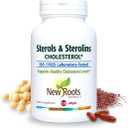 NEW ROOTS HERBAL Plant Sterols and Sterolins Supplement with Organic Flaxseed | Stanols or Phytosterols for Cholesterol Support with Source of Omega-3s (120 Softgels), BBD 10/2028