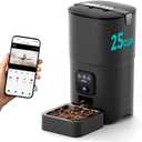 PAPIFEED Automatic Cat Feeder with Camera, 6L Smart WiFi Cat Food Dispenser for Dry Food, Scheduled Feeding You Can Rely On, 1080P HD Monitoring, App Control, Dual Power Backup