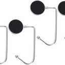 CALLARON 4pcs Alloy Purse Hook Hanger for Tables Lightweight Handbag Holders Pad for Daily Use and Festive Occasions Compact Design (11.5X6.5CM)