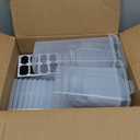 Airtight Food Storage Containers with Lids, 24 PCS Kitchen and Pantry Organization Canisters, BPA-Free, PVC-Free, Food-grade Plastic Leak-proof Jars for Cereal, Flour, Sugar, Extra 24 Labels & Marker