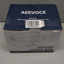 AERVOCE Electric Lunch Box for Adults  8000mAh Cordless Heated Lunch Box for Women 1L Portable Food Warmer for Car, Office or Outdoor Jobsites(pink)