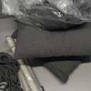 Y- STOP Hammock Chair Hanging Rope Swing, Max 500 Lbs, 2 Cushions Included, Large Macrame Hanging Chair with Pocket, Cotton Weave for Superior Comfort, Durability (Dark Grey)