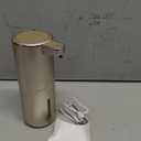 Automatic Foaming Soap Dispenser - Hand Free Pump Touchless Soap Dispenser USB Rechargeable Dispenser with 380ml, 4levels Adjustable Dispenser for Bathroom Kitchen