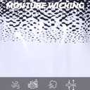 uideazone Mens Golf Shirt Dry Fit Athletic Polo Shirts Moisture Wicking Performance 3D Print Short Sleeve (3X-Large, Black White)