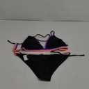 BIKINX Womens Swimsuits Thong Bikini Sets for Women Triangle Two Piece Bathing Suits Tie Back Swim Top XL