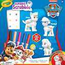 Crayola Scribble Scrubbie PAW Patrol Figurine Playset, Customizable PAW Patrol Toys & Gifts for Toddlers, Reusable Coloring Activity, Ages 3+