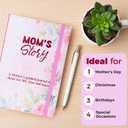 Mom, I Want To Hear Your Story Journal: Christmas Gifts For Moms Who Have Everything, Mom Book To Fill Out, Sentimental Birthday Gifts For Mothers Day, Thanksgiving, From Son or Daughter