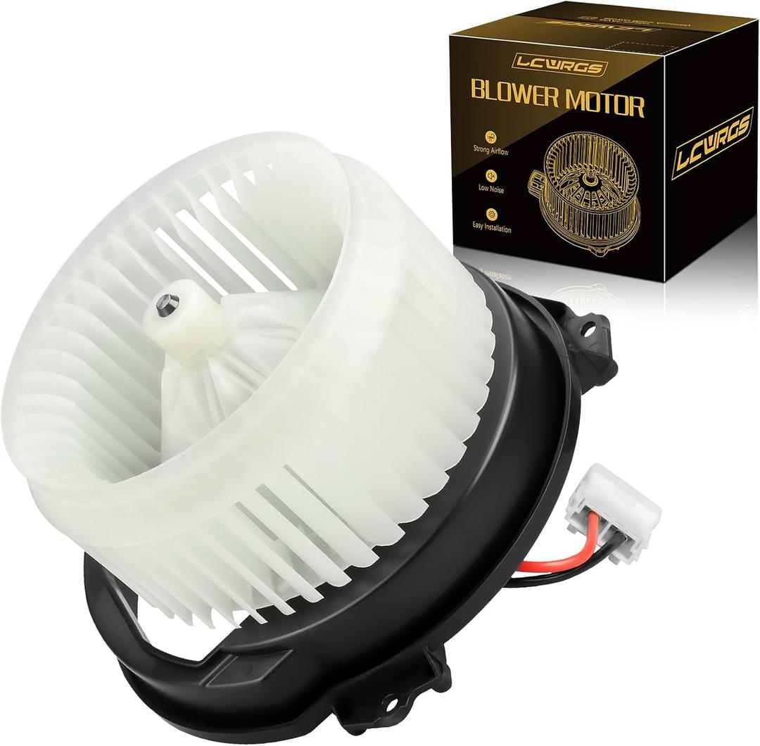 Front AC Blower Motor Fits for Jeep Grand Cherokee Chrysler 200 2014 2015 2016 2017 2018 HVAC Heater Blower Motor with Fan Replaces 700293 68223053AC