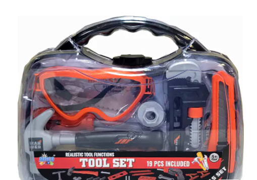 Misco Toys® Tool Play Set with Storage Case