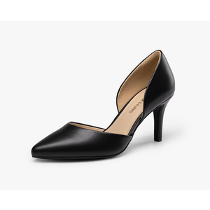DREAM PAIRS Women's High Heel Closed Toe Dress Shoes Pumps Elegant Stiletto D'Orsay Slip On, Size 9,5
