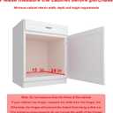 Wooden Pull out Cabinet Organizer 14" W x 21" D x 3.35" H, Heavy Duty Slide Out Drawers Pull-Out Home Organizers for Kitchen Cabinets