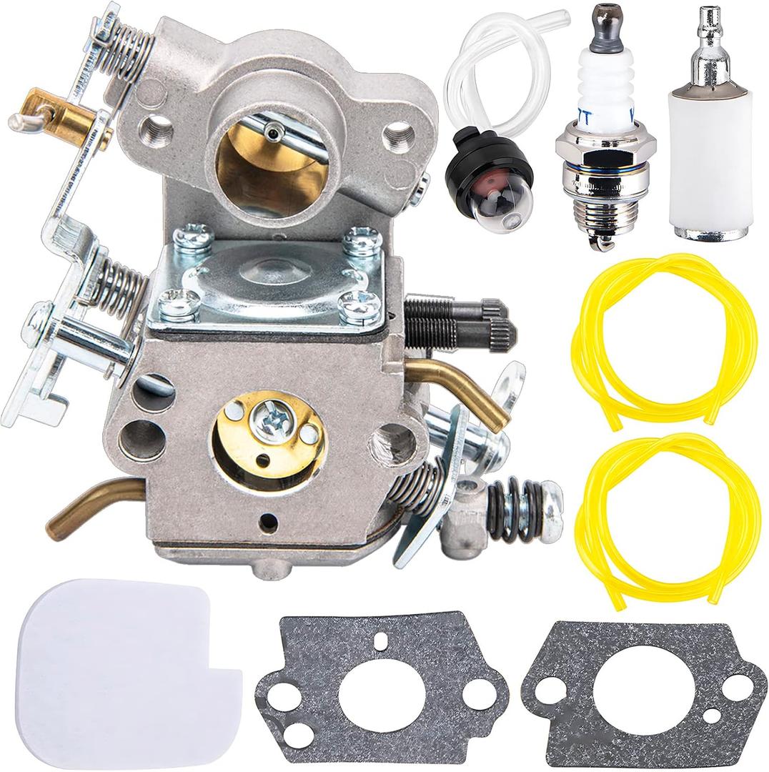 PP4218A Carburetor, PP4218AV Carburetor Repalcement for Poulan Pro PP4218AVX PR4218 PP4018 PP3314 PP3816 P3416 Chainsaw Car-buretor, Replaces Craftsman 358.350990 Chainsaw C1M-W26C 358351901 545040701