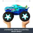 Hot Wheels Monster Trucks 1:15 Scale Mega-Wrex Alive Battery-Powered RC Vehicle with Lights & Sounds