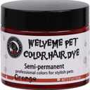 Semi-Permanent Dog Hair Dye, Food-Grade Pigment Dog Dye, Pet Hair Dye Used by Grooming Salons, Cats and All Pets Can be Bathed (Orange)