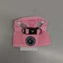 EcoBark Teacup Dog Harness - Luxury Step in Dog Harnesses XXXS - Reflective and Adjustable Vest Harness - Soft Mesh Halter Harness Vest for Puppies & Dogs (Baby Pink) (XXXS- 2 to 3 lbs- Chest up to 10 in (Pack of 1))