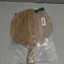 15.4 x 11.4 Inch Acacia Large Wood Cutting Board with Handle Large Round Wooden Cutting Boards Cutting Serving Board for Kitchen Meat Bread Cheese Pizza Vegetables Board Wedding Housewarming Gift