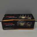 XJMWXHFC Clear Seasoning Box, 4 Pieces Seasoning Rack Spice Pots, Storage Container Condiment Jars Acrylic Seasoning Box with Covers and Spoons for Spice, Sugar, Salt, Sugar, Cardamon, Cinnamon