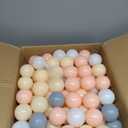 GOGOSO Ball Pit Balls,Plastics Balls for Ball Pit, Stars Hearts Shape for PastelBall for Toddlers Kids
