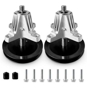 Replacement 918-06977A Spindle Fit for 46" Cub Cad et Deck Mower, Spindle Assembly Compatible with Cub Cad et XT1-LT46 XT2-LX46 Riding Mower, Craftsman 20442 Pro Lawn Tractor(2pack)